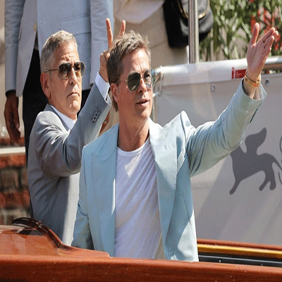 گزارش تصویری جشنواره ونیز ۲۰۲۴؛ از شیرین‌کاری‌های کلونی و پیت تا اشک‌های جولی